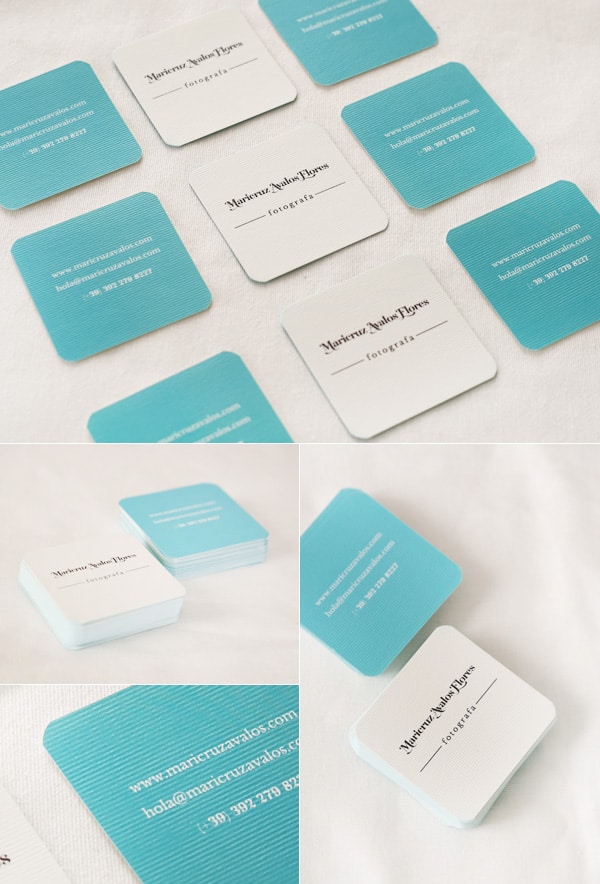square business cards