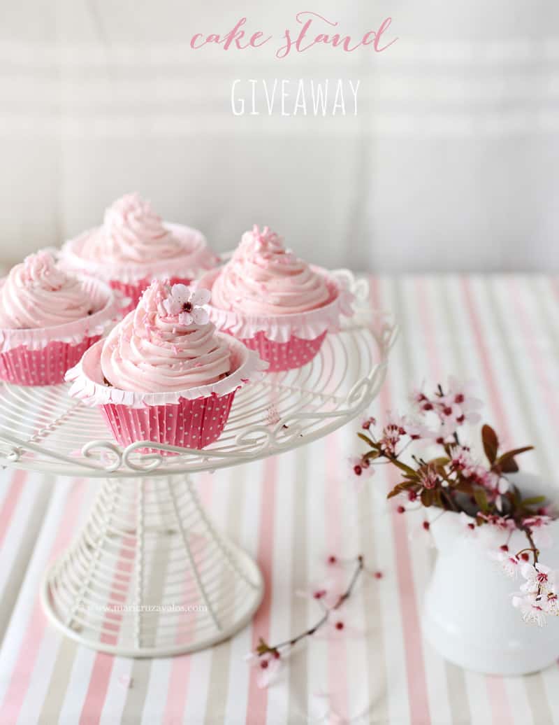 vintage cake stand