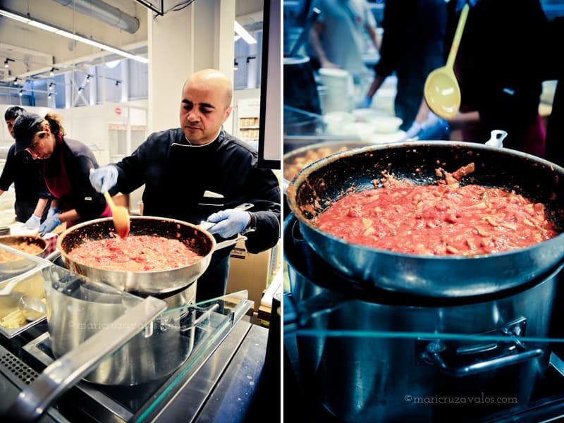 Salvo Leanza e la sua Amatriciana.